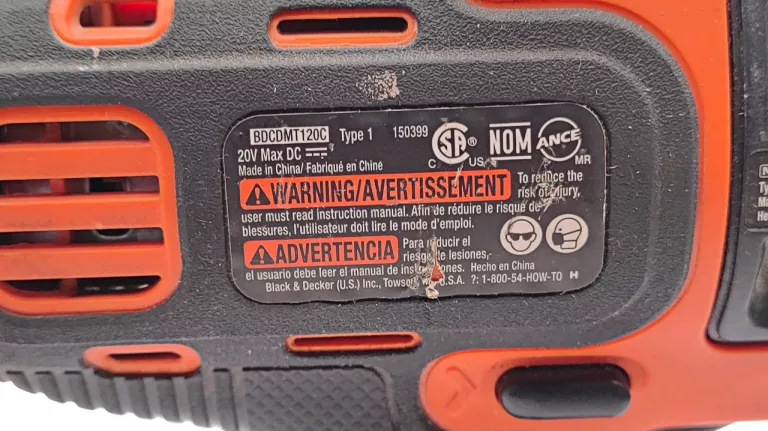WKRĘTARKA BLACK&DECKER MATRIX BDCDMT120C 1 + AKUMULATOR 1.5AH Z ŁADOWARKĄ