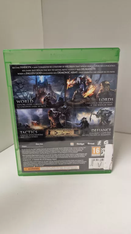 GRA XBOX ONELORDS OF THE FALLEN