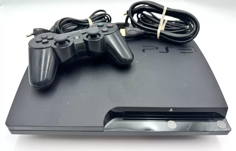 KONSOLA PS3 SLIM 320 GB + PAD + OKABLOWANIE