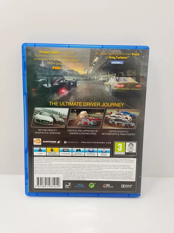 GRA PS4 PROJECT CARS