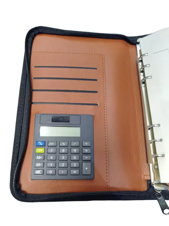 NOTES ORGANIZER AKTÓWKA A5 KURTZY Z KALKULATOREM BRĄZ