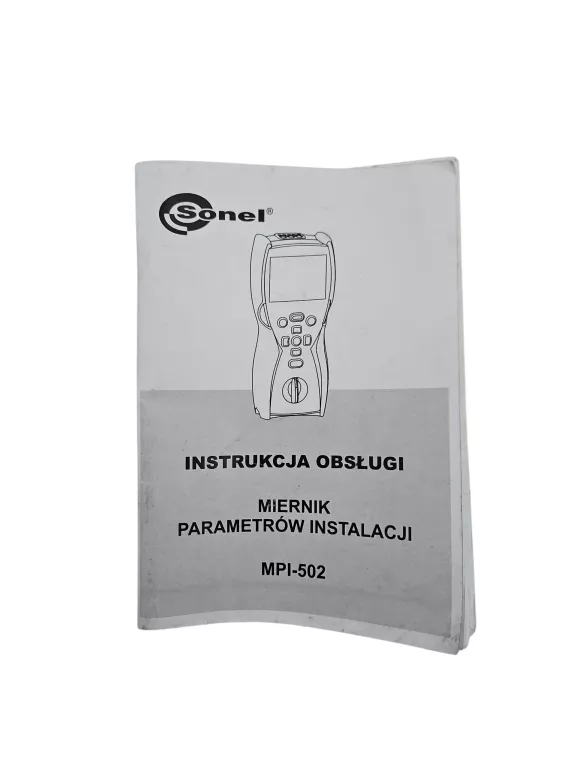 MIERNIK PARAMETRÓW INSTALACJI ELEKTRYCZNYCH MPI-502 -SONEL KOMPLET