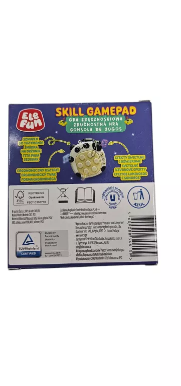 ELE FUN SKILL GAMEPAD GRA ZRĘCZONOŚCIOWA POP IT KOTEK