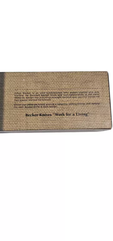 NÓŻ SURVIVALOWY KA-BAR BECKER NESSMUK - 1095 CRO-VAN - CZARNY - BK19BK