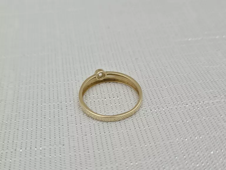 PIĘKNY ZŁOTY PIERŚCIONEK 1,75 G 585