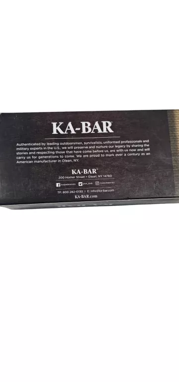 NÓŻ SURVIVALOWY KA-BAR BECKER NESSMUK - 1095 CRO-VAN - CZARNY - BK19BK