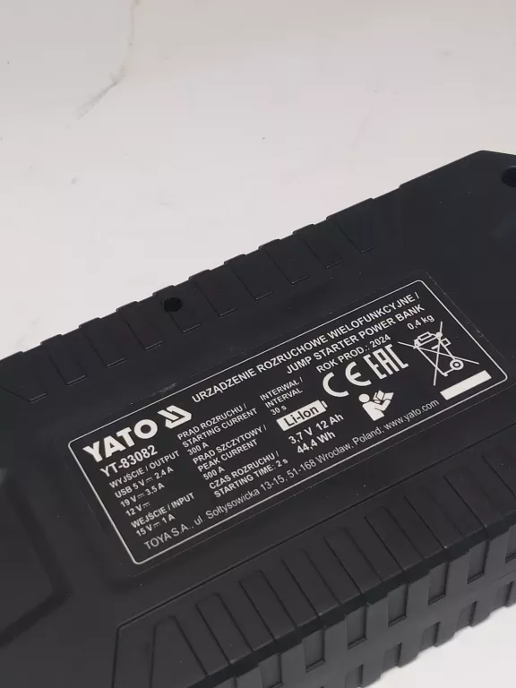 POWERBANK/URZĄDZENIE ROZRUCHOWE YATO YT-83082 2024