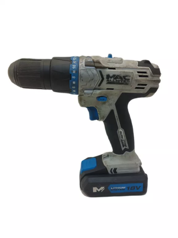 WKRĘTARKA MACALLISTER MSCD18-LI-2 18V + AKU
