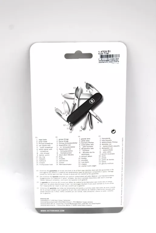 SCYZORYK VICTORINOX 14703B1 14 FUNKCJI