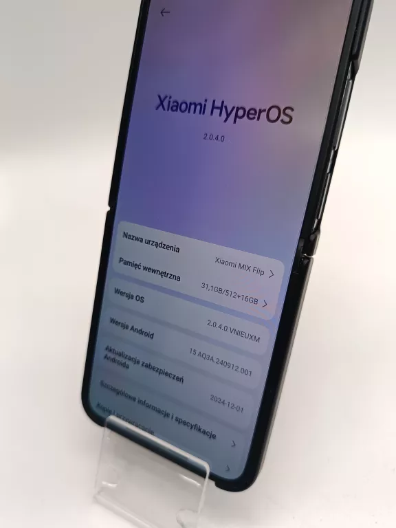 SKŁADANY SMARTFON XIAOMI MIX FLIP 16/512GB / BEZ BLOKAD