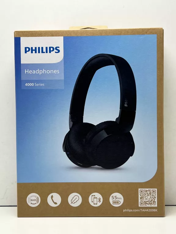 SŁUCHAWKI NAUSZNE PHILIPS TAH4209BK | IGŁA