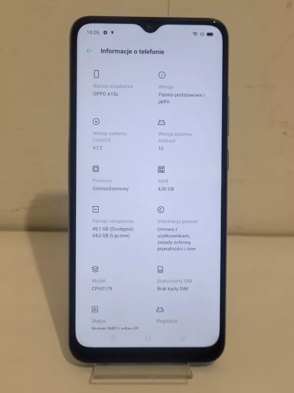 TELEFON OPPO MODEL A15S 4/64 GB