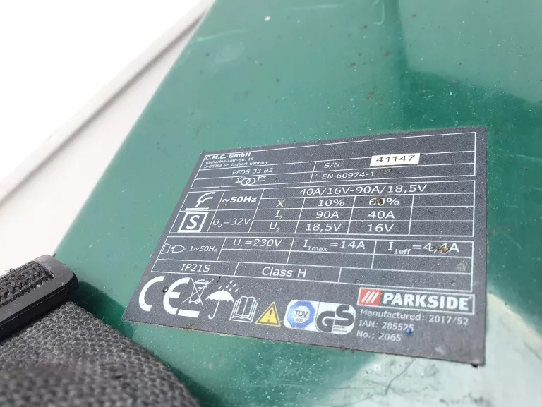SPAWARKA INWERTOROWA PARKSIDE PFDS 33B2