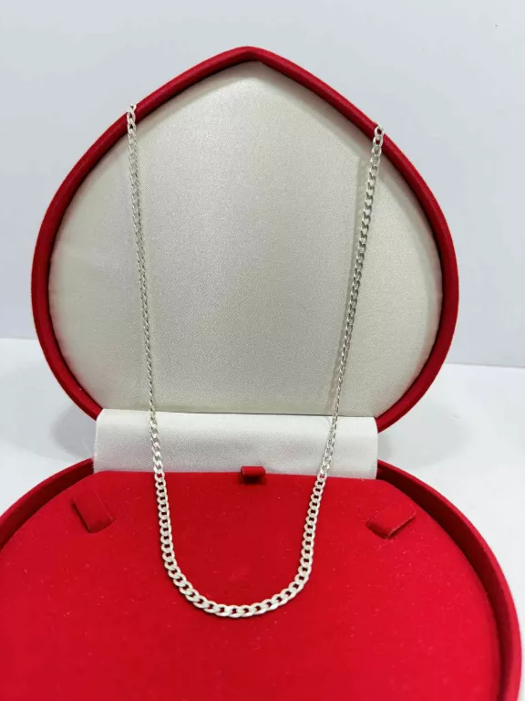 SREBRNY ŁAŃCUSZEK 9.33G R55CM