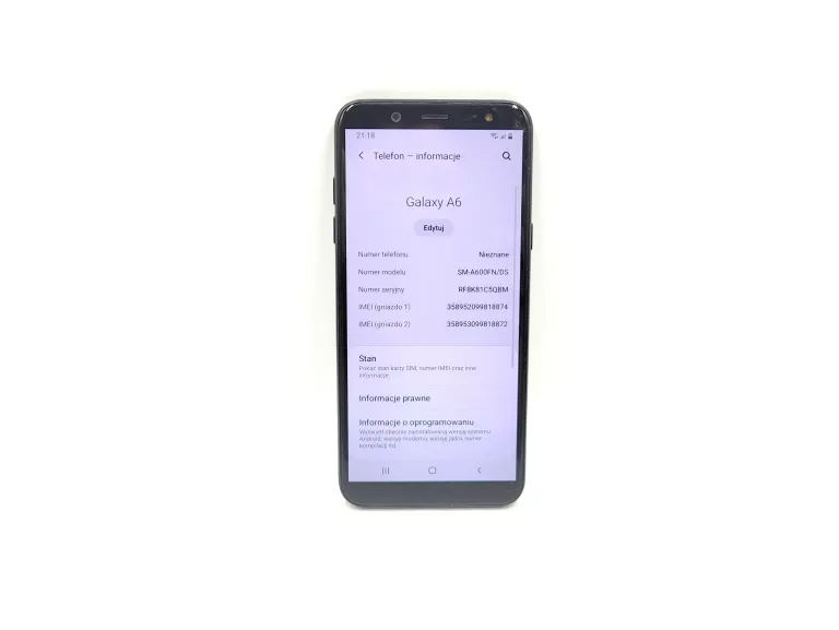 TELEFON SAMSUNG GALAXY A6 32GB