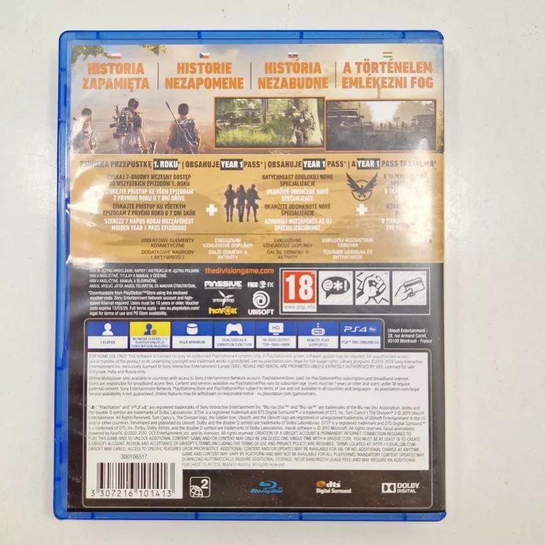 GRA TOM CLANCYS THE DIVISION 2 PS4