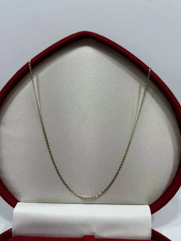 ZŁOTY ŁAŃCUSZEK PÓBA 585 1,7G R42CM