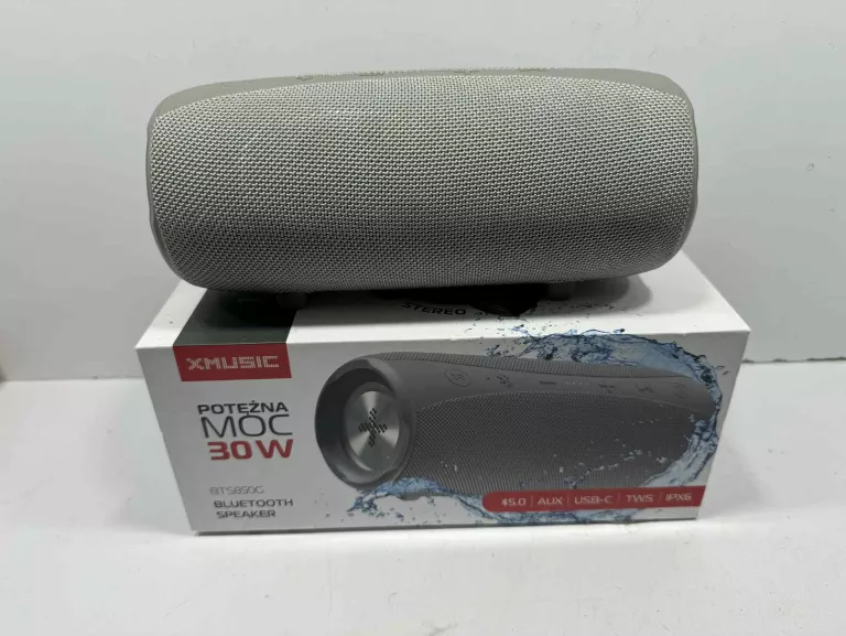 GŁOŚNIK MOBILNY XMUSIC BTS850G 30W SZARY
