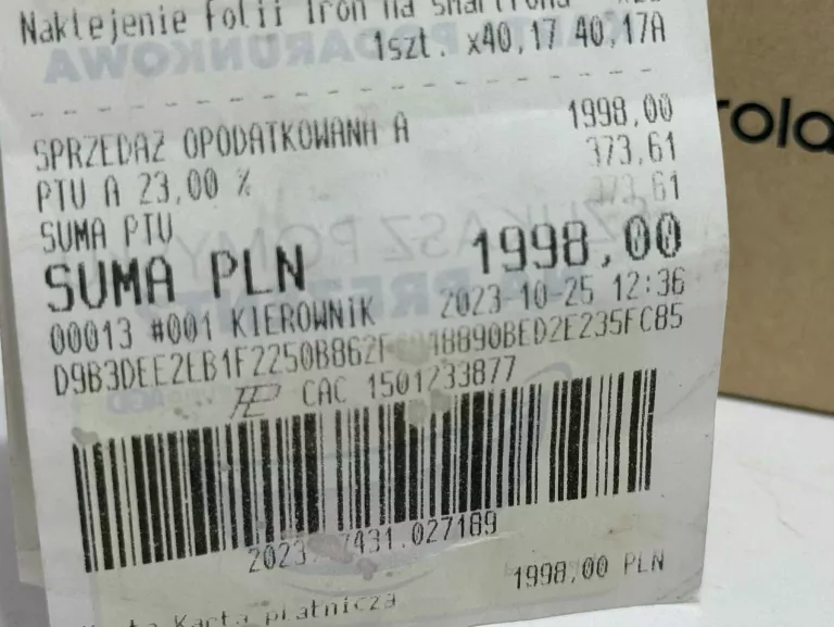 MOTOROLA EDGE NEO 40 12/256GB GWARANCJA