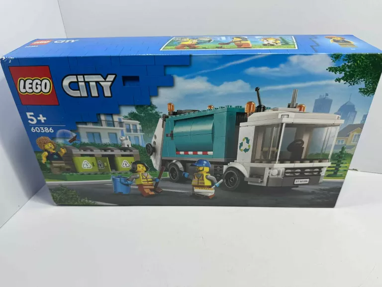 LEGO CITY 60386 CIĘŻARÓWKA RECYKLINGOWA