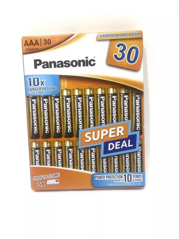 BATERIA ALKALICZNA PANASONIC AA (R6) 30 SZT