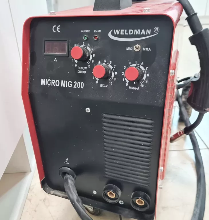 SPAWARKA WELDAM MICRO MIG 200 BUTLA REDUKTOR AKCESORIA