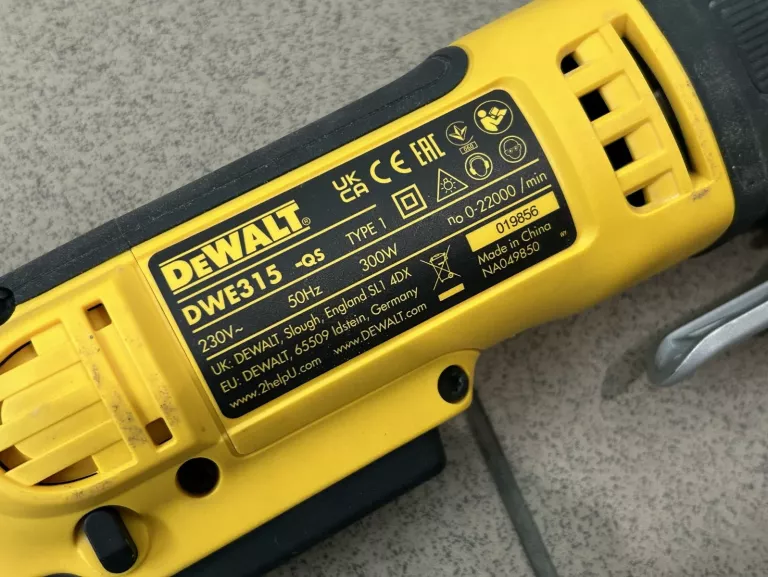 SZLIFIERKA WIELOFUNKSYJNA DEWALT DWE315 SOLO