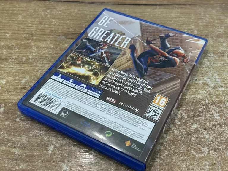 GRA NA PS4 MARVEL SPIDER - MAN