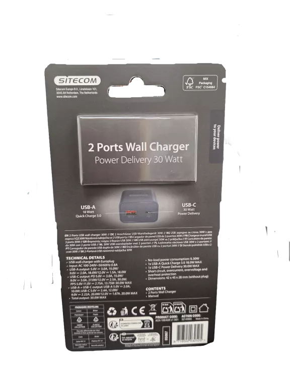 SZYBKA ŁADOWARKA 2PORTY SITECOM 30W
