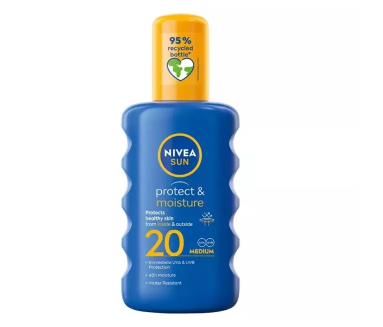 NIVEA SUN PROTECT & MOISTURE SPF 20 SPRAY NAWILŻAJĄCY 200 ML