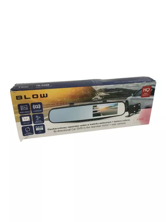 DWUKIERUNKOWY REJESTRATOR WIDEO - KAMERA COFANIA BLOW - BLACKBOX DVR F600