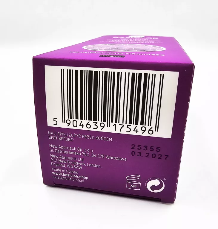 STYMULUJĄCE SERUM PEPTYDOWE NA NOC BASICLAB / NAPIĘCIE I UJĘDRNIENIE 30ML