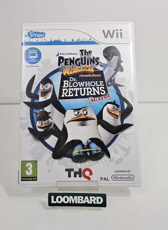 GRA NINTENDO WII THE PENGIUNS OF MADAGASKAR DR. BLOWHOLE RETURNS