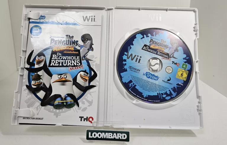 GRA NINTENDO WII THE PENGIUNS OF MADAGASKAR DR. BLOWHOLE RETURNS