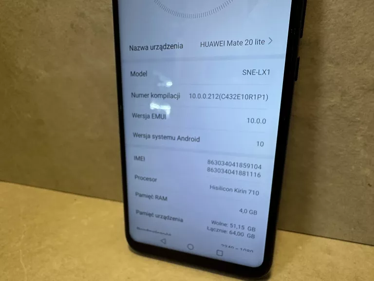 TELEFON HUAWEI MATE 20 LITE 4/64GB
