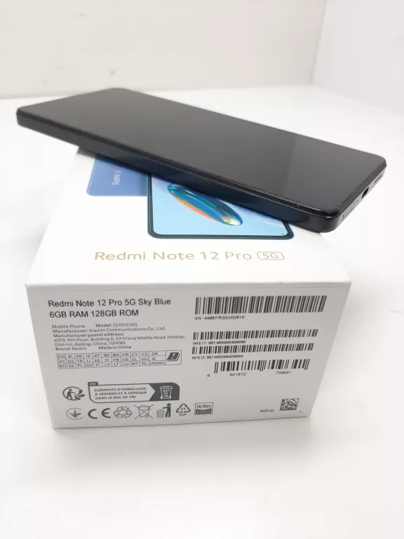 TELEFON REDMI NOTE 12 PRO 5G 6/128GB/PUD