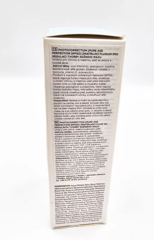 MATUJĄCY FLUID REGULUJĄCY WYDZIELANIE SEBUM SENSITIVE SKIN LAB 40ML