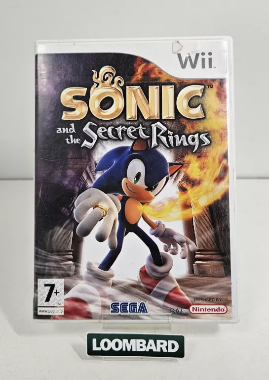 GRA NINTENDO WII SONIC AND THE SECRET RINGS