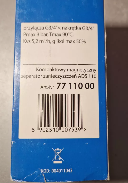 AFRISO SEPARATOR ZANIECZYSZCZEŃ ADS 110