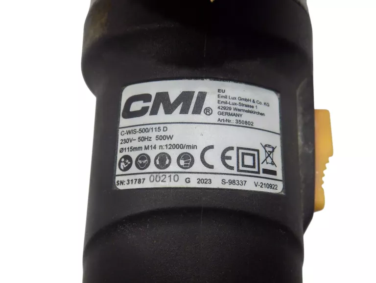SZLIFIERKA KĄTOWA CMI 500W