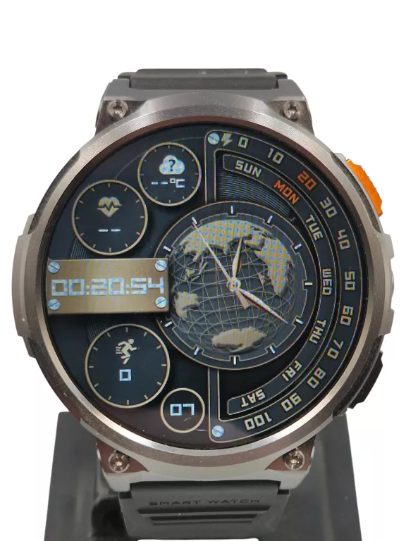 SMARTWATCH MĘSKI FV6-A 2 PASKI K66PRO KOMPLET