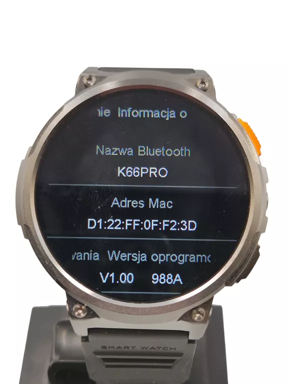SMARTWATCH MĘSKI FV6-A 2 PASKI K66PRO KOMPLET