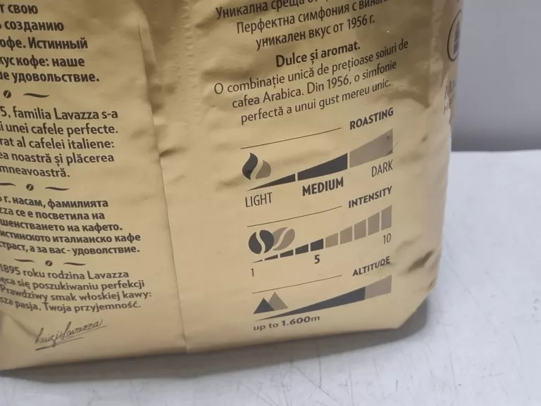 KAWA ZIARNISTA ARABICA LAVAZZA QUALITA ORO 1KG