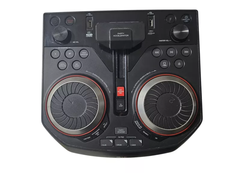 GŁOŚNIK BT KOLUMNA LG OK75 POWER AUDIO 1000W FM USB CD RGB KARAOKE