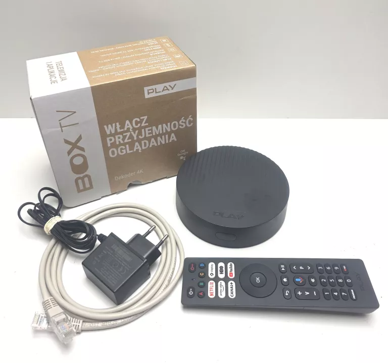DEKODER PLAY BOX TV KOMPLETNY