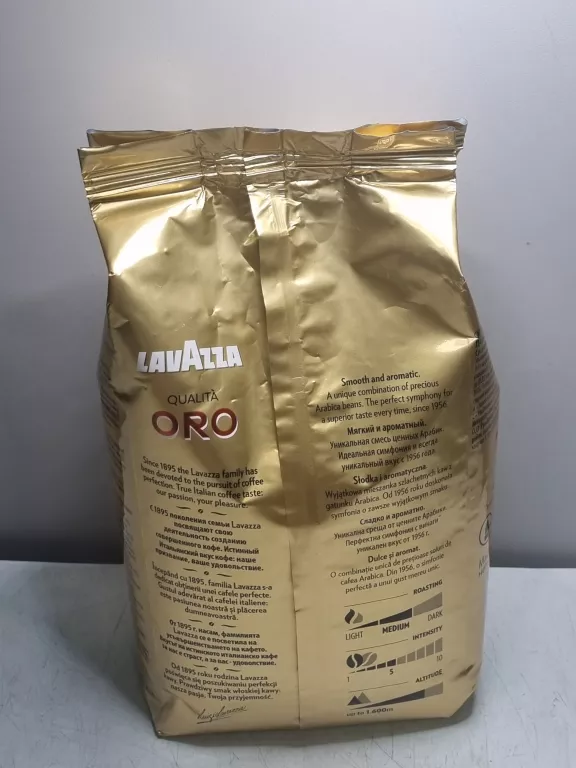 KAWA ZIARNISTA ARABICA LAVAZZA QUALITA ORO 1KG