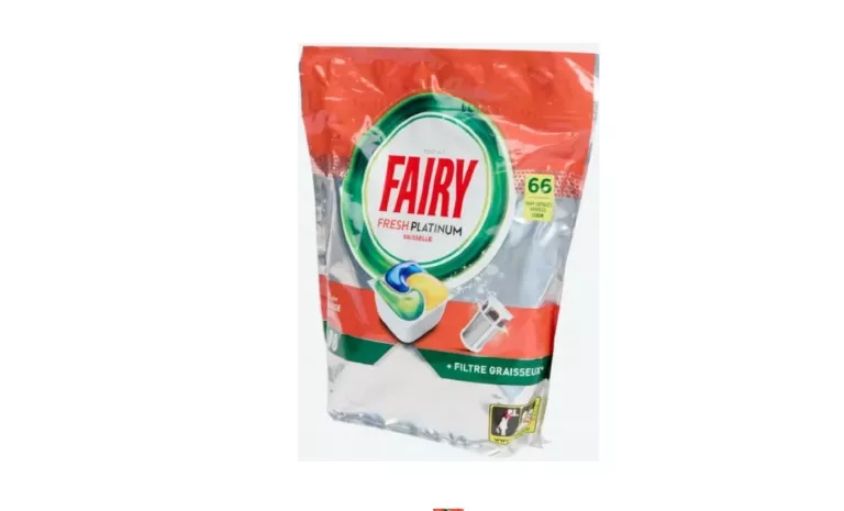 KAPSULKI DO ZMYWARKI FAIRY FRESH PLATINUM VAISSELLE 66 SZTUK