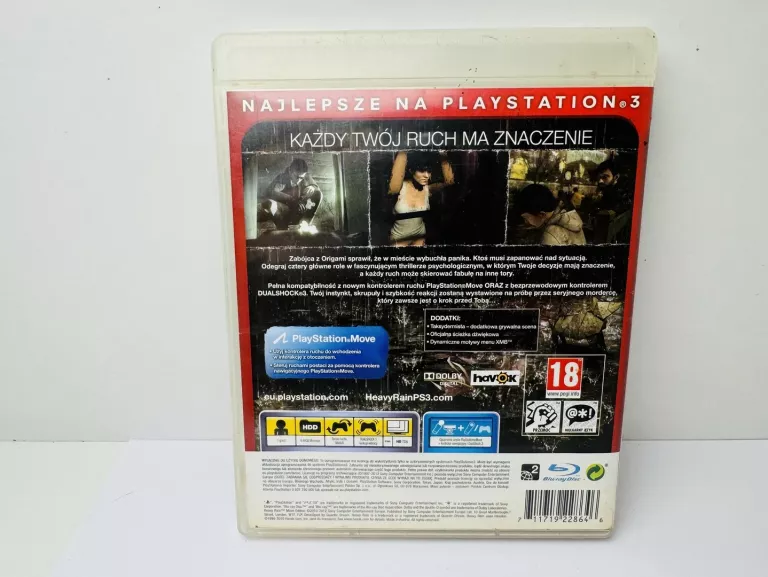 GRA PS3 HEAVY RAIN