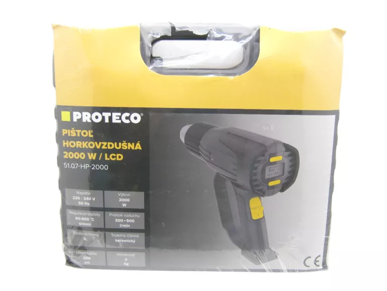 OPALARKA PROTECO 600 C  2000W  LCD  KOMPLET  ZOBACZ!!