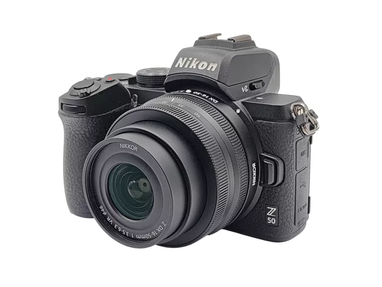 APARAT NIKON Z50 + OBIEKTYW DX 16-50MM VR + OBIEKTYW DX 50-250MM VR